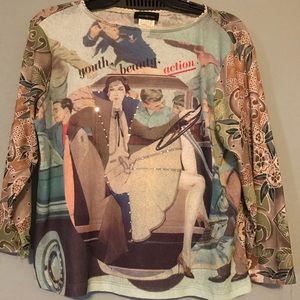 COLLECTION beautiful print shirt
